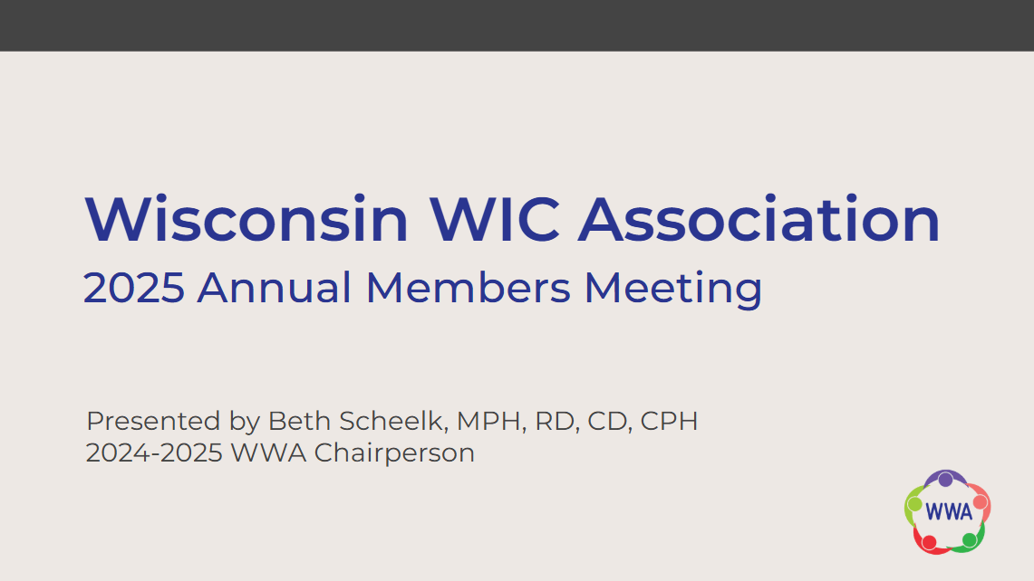 View the WWA Annual Membership Meeting Here